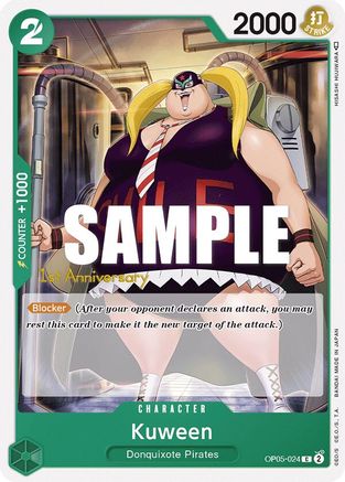 Kuween (OP05-024) - Awakening of the New Era: 1st Anniversary Tournament Cards  [Common]