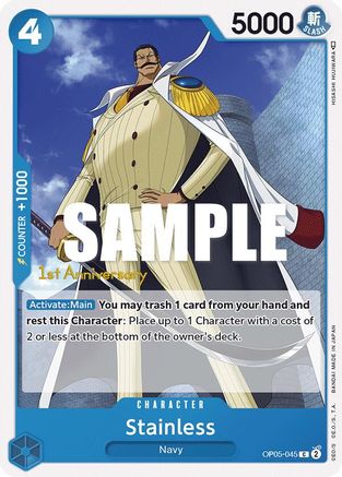 Stainless (OP05-045) - Awakening of the New Era: 1st Anniversary Tournament Cards  [Common]