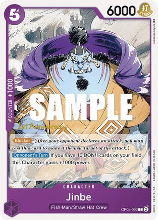 Jinbe (OP05-066) - Awakening of the New Era: 1st Anniversary Tournament Cards  [Common]