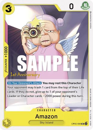 Amazon (OP05-099) - Awakening of the New Era: 1st Anniversary Tournament Cards  [Uncommon]