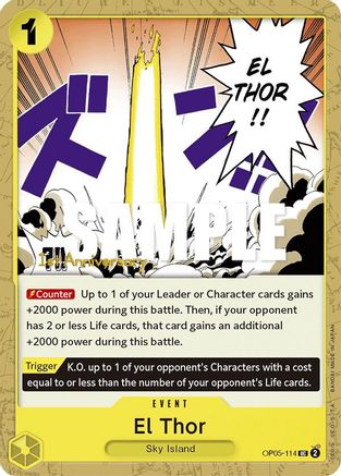 El Thor (OP05-114) - Awakening of the New Era: 1st Anniversary Tournament Cards  [Uncommon]