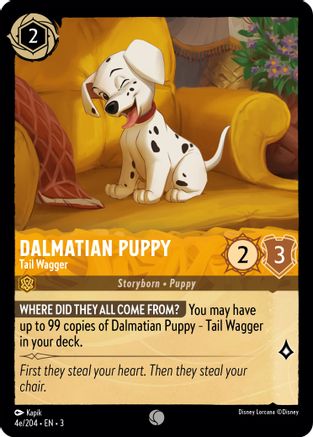 Dalmatian Puppy - Tail Wagger (4e/204) (4e/204) - Into the Inklands  [Common]