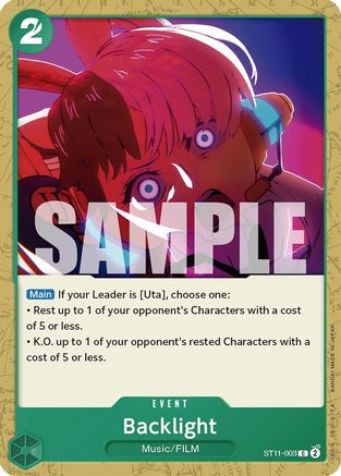 Backlight (ST11-003) - Starter Deck 11: Uta  [Common]