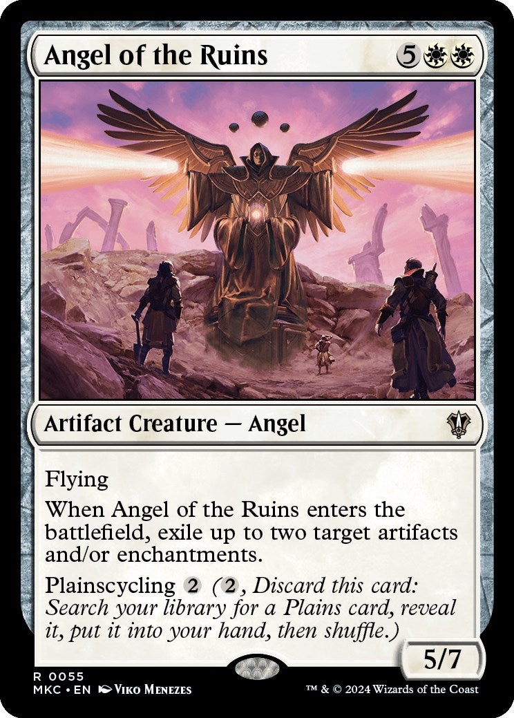 Angel of the Ruins (MKC-055) - Murders at Karlov Manor Commander [Rare]