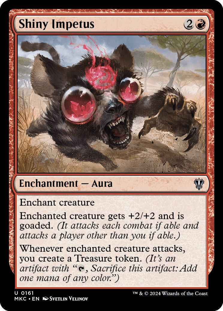 Shiny Impetus (MKC-161) - Murders at Karlov Manor Commander [Uncommon]