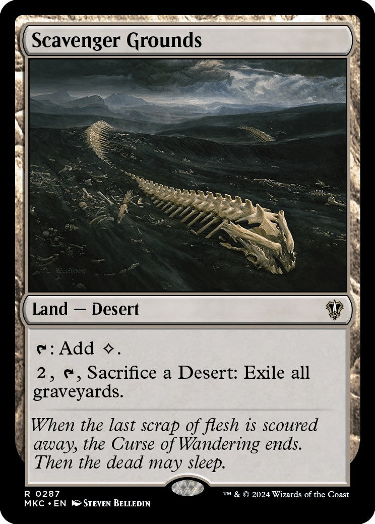 Scavenger Grounds (MKC-287) - Murders at Karlov Manor Commander [Rare]