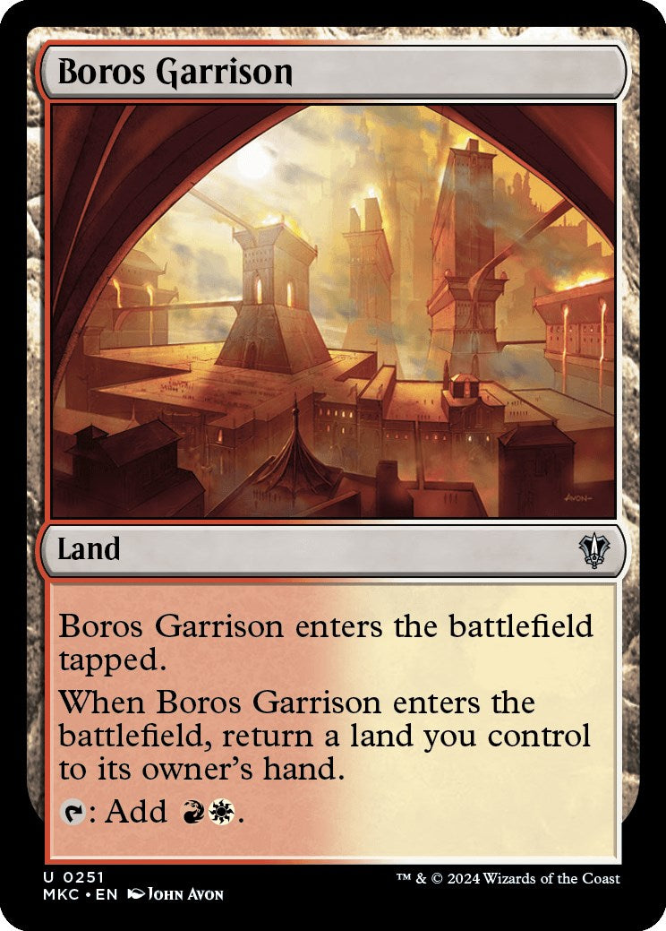 Boros Garrison (MKC-251) - Murders at Karlov Manor Commander [Uncommon]