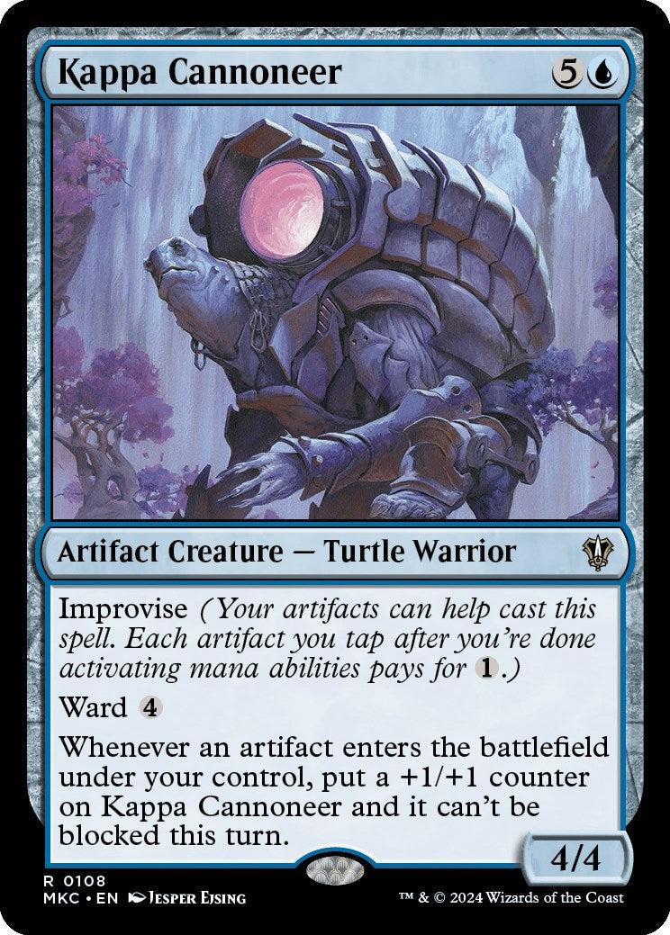 Kappa Cannoneer (MKC-108) - Murders at Karlov Manor Commander [Rare]