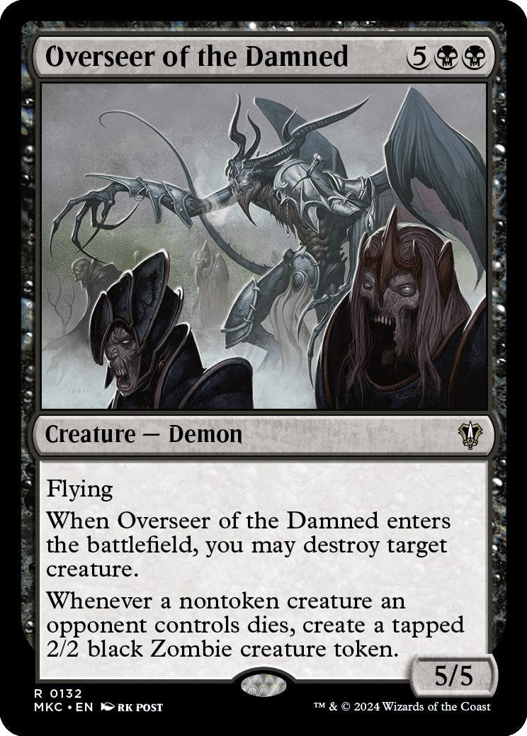 Overseer of the Damned (MKC-132) - Murders at Karlov Manor Commander [Rare]