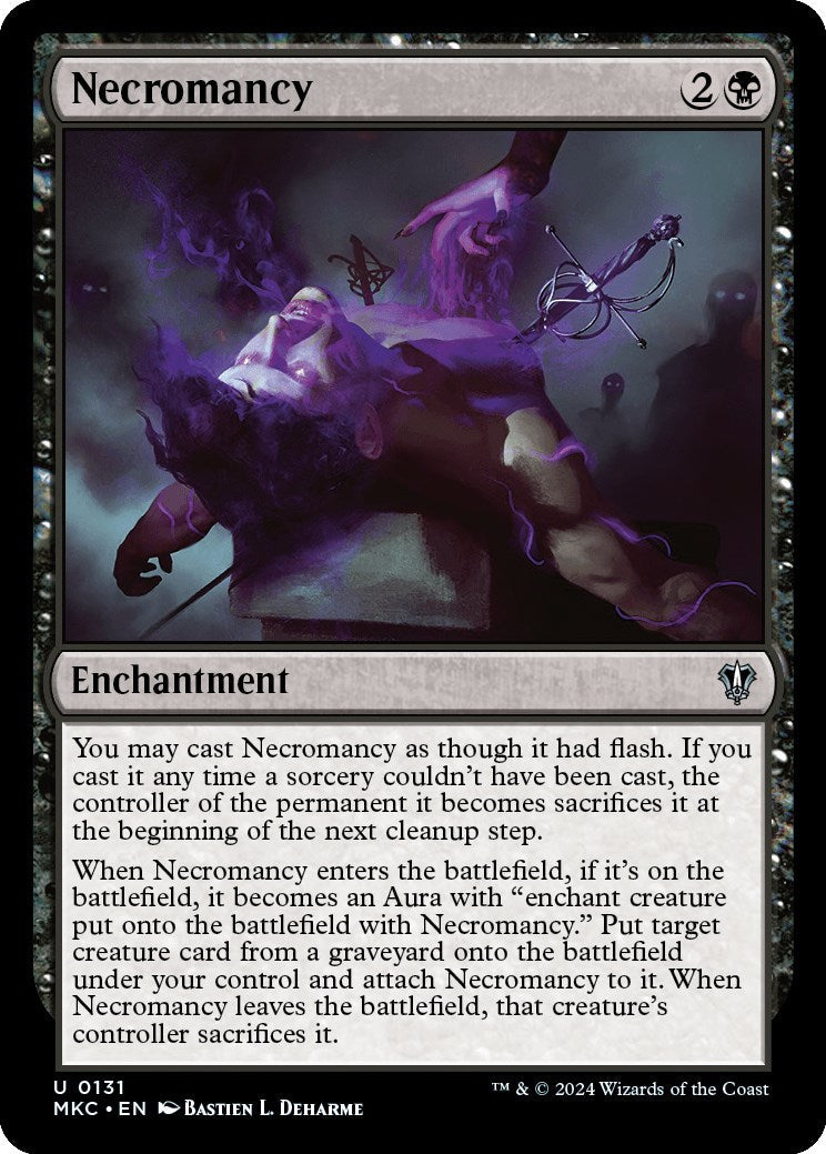 Necromancy (MKC-131) - Murders at Karlov Manor Commander [Uncommon]