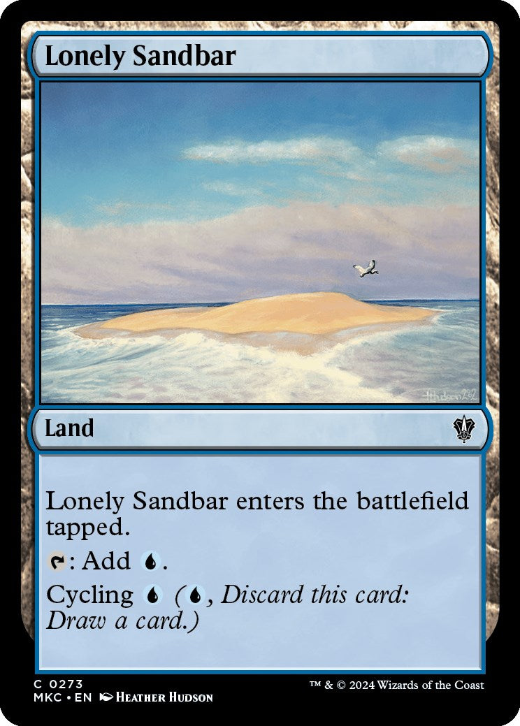 Lonely Sandbar (MKC-273) - Murders at Karlov Manor Commander [Common]