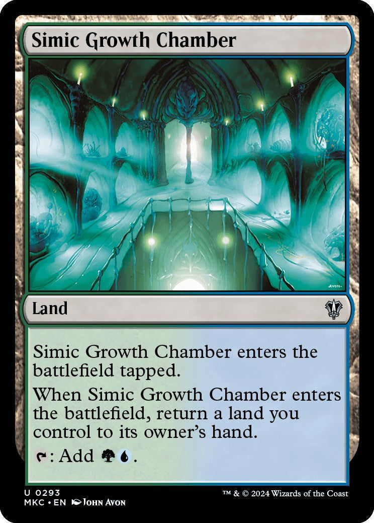 Simic Growth Chamber (MKC-293) - Murders at Karlov Manor Commander [Uncommon]