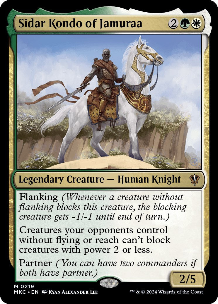 Sidar Kondo of Jamuraa (MKC-219) - Murders at Karlov Manor Commander [Mythic]