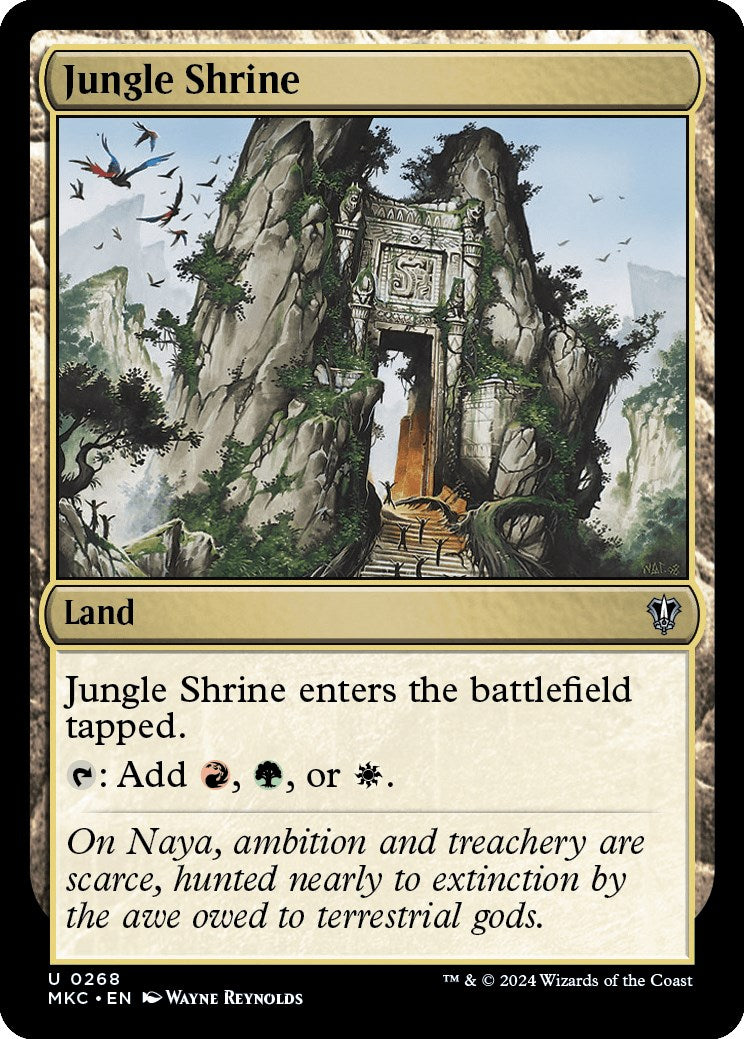 Jungle Shrine (MKC-268) - Murders at Karlov Manor Commander [Uncommon]