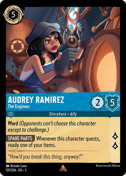 Audrey Ramirez - The Engineer (137/204) - Into the Inklands  [Rare]