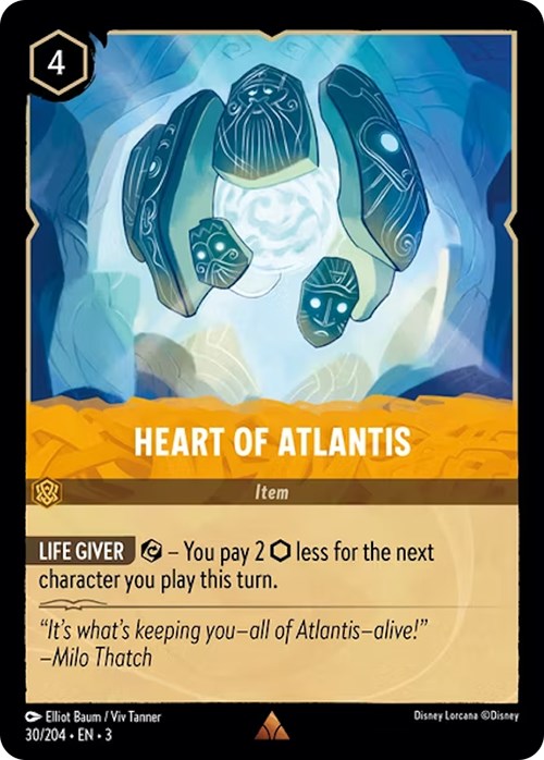 Heart of Atlantis (30/204) - Into the Inklands  [Rare]