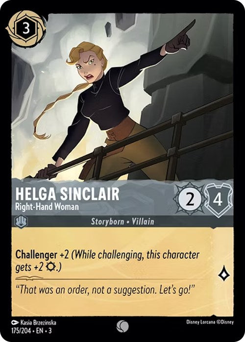 Helga Sinclair - Right-Hand Woman (175/204) - Into the Inklands  [Common]