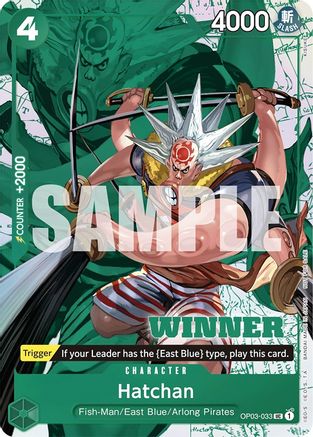Hatchan (Winner Pack Vol. 6) (OP03-033) - One Piece Promotion Cards Foil [Uncommon]