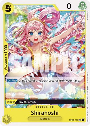 Shirahoshi (Tournament Pack Vol. 6) (OP03-116) - One Piece Promotion Cards  [Uncommon]