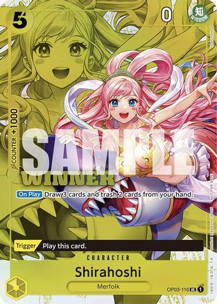 Shirahoshi (Winner Pack Vol. 6) (OP03-116) - One Piece Promotion Cards Foil [Uncommon]