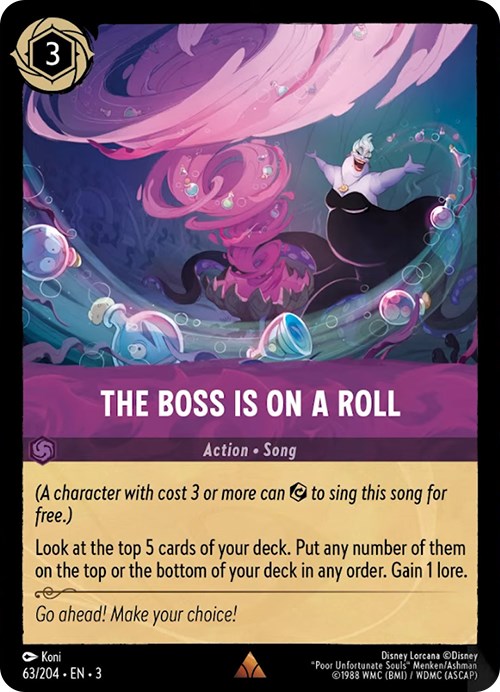 The Boss is on a Roll (63/204) - Into the Inklands  [Rare]