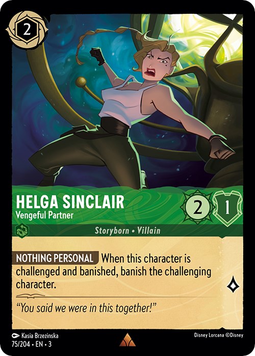 Helga Sinclair - Vengeful Partner (75/204) - Into the Inklands  [Rare]