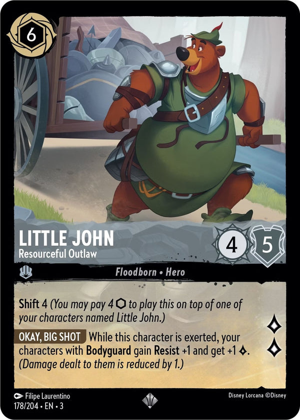 Little John - Resourceful Outlaw (178/204) - Into the Inklands  [Super Rare]