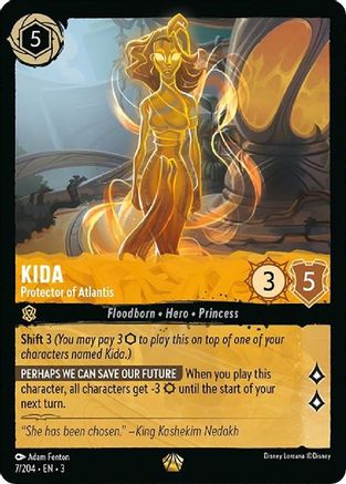 Kida - Protector of Atlantis (7/204) - Into the Inklands  [Legendary]