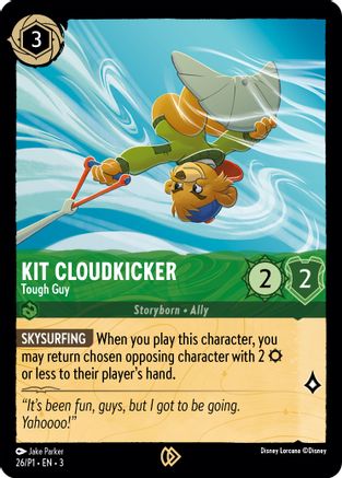 Kit Cloudkicker - Tough Guy (26) - Disney Lorcana Promo Cards Cold Foil [Promo]