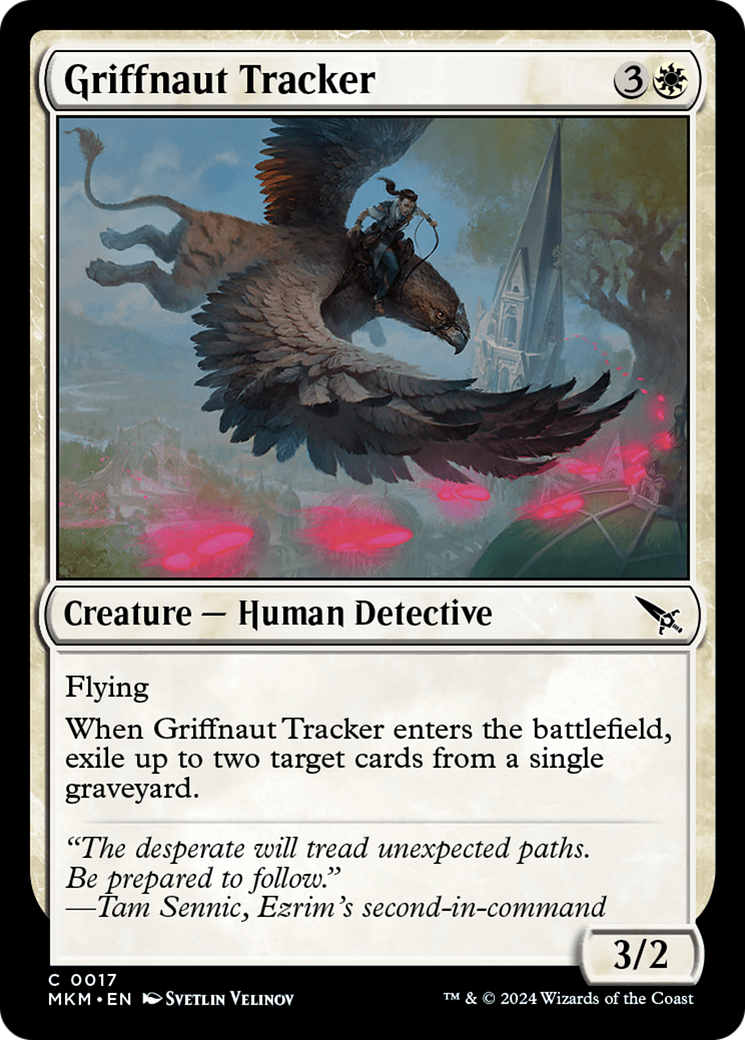 Griffnaut Tracker (MKM-017) - Murders at Karlov Manor [Common]