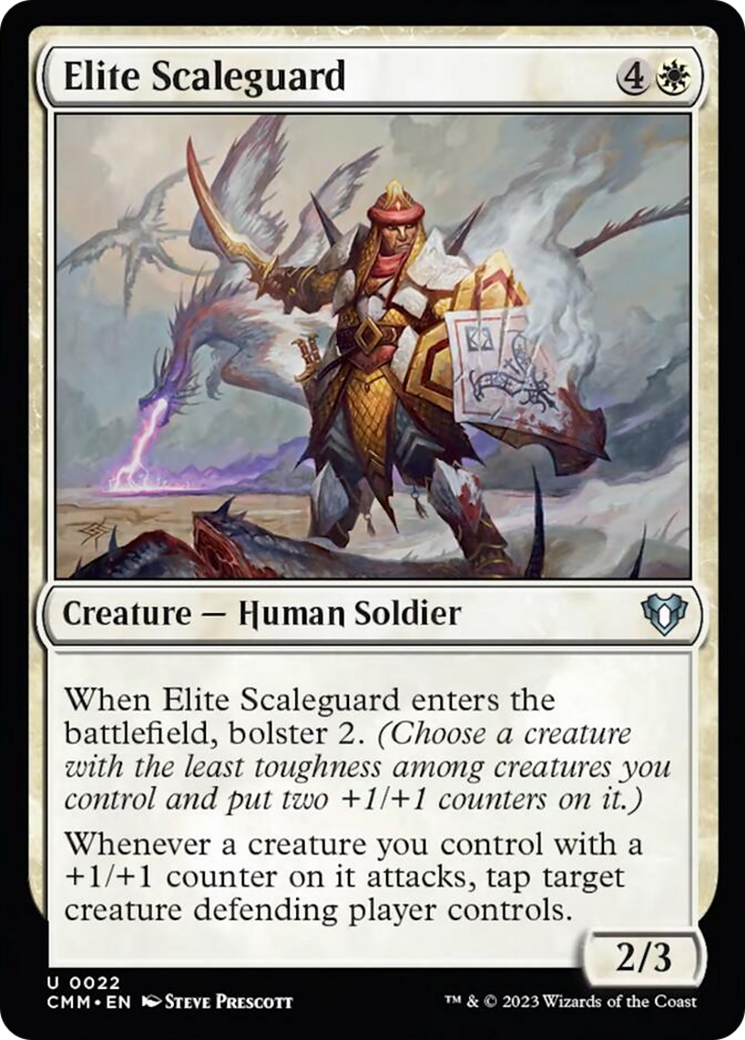Elite Scaleguard (CMM-022) - Commander Masters [Uncommon]