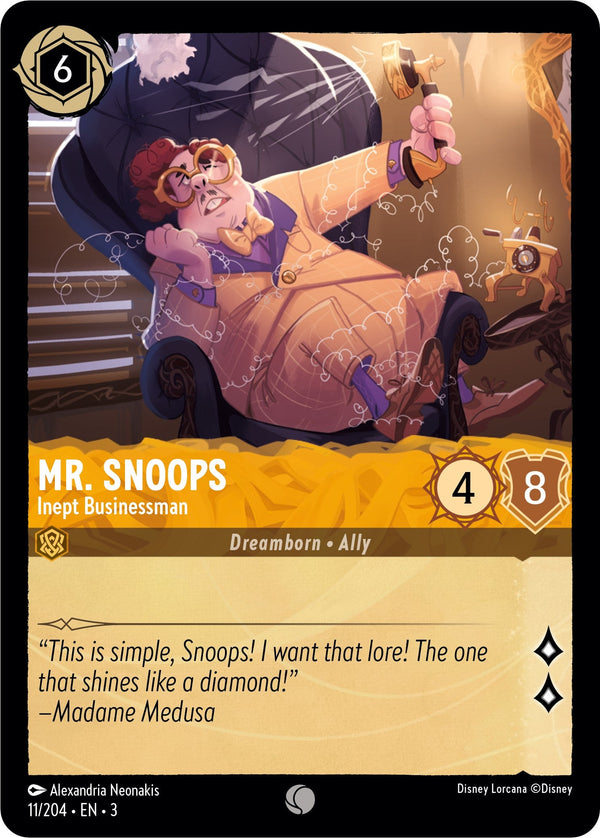 Mr. Snoops - Inept Businessman (11/204) - Into the Inklands  [Common]