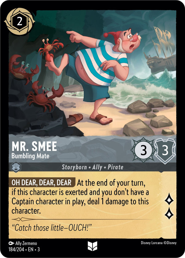 Mr. Smee - Bumbling Mate (184/204) - Into the Inklands  [Uncommon]