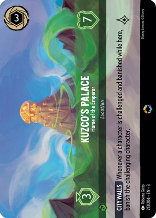 Kuzco's Palace - Home of the Emperor (Enchanted) (213/204) - Into the Inklands Holofoil [Enchanted]