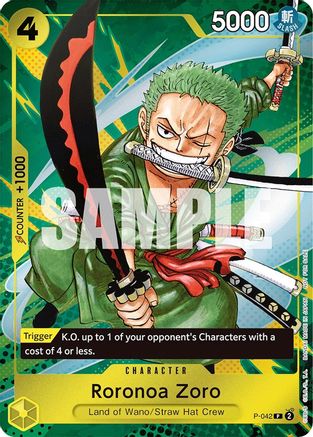Roronoa Zoro (Event Pack Vol. 3) (P-042) - One Piece Promotion Cards Foil [Promo]