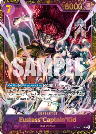 Eustass"Captain"Kid - ST10-013 (ST10-013) - One Piece Promotion Cards Foil [Super Rare]