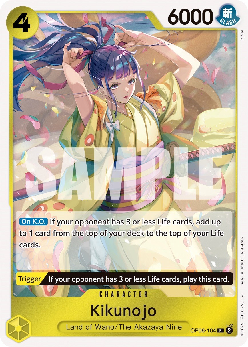 Kikunojo (OP06-104) - Wings of the Captain Foil [Rare]