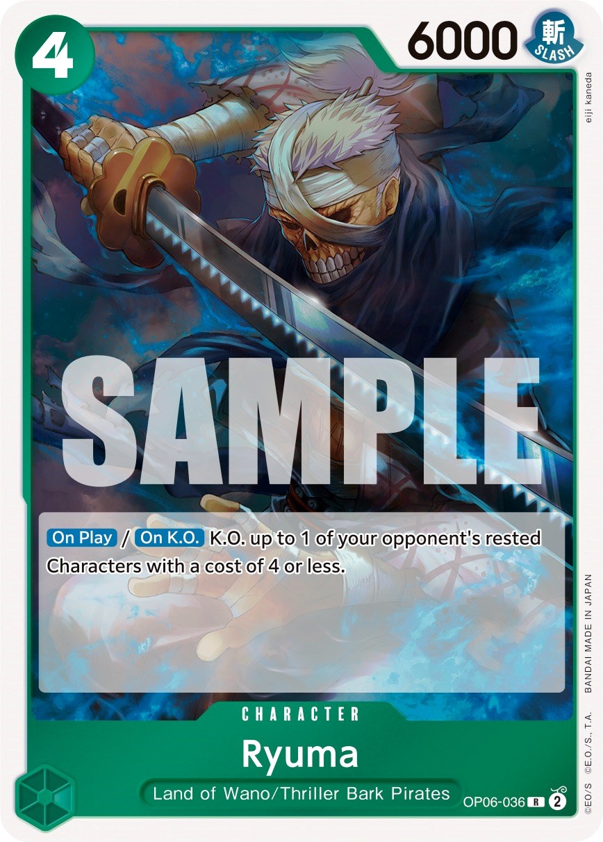 Ryuma (OP06-036) - Wings of the Captain  [Rare]