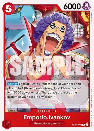 Emporio.Ivankov (OP06-003) - Wings of the Captain  [Uncommon]