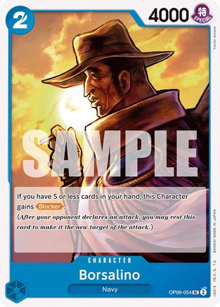 Borsalino (OP06-054) - Wings of the Captain  [Uncommon]