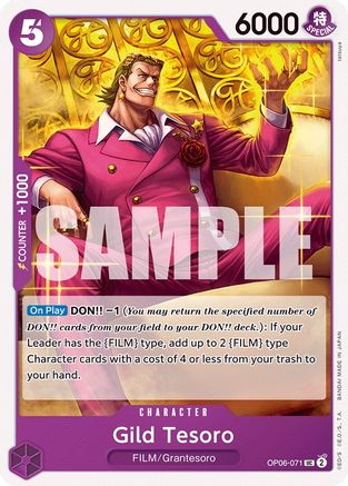 Gild Tesoro (OP06-071) - Wings of the Captain  [Uncommon]
