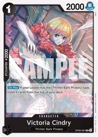 Victoria Cindry (OP06-091) - Wings of the Captain  [Uncommon]