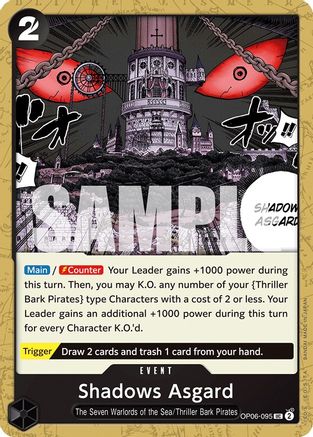 Shadows Asgard (OP06-095) - Wings of the Captain  [Uncommon]