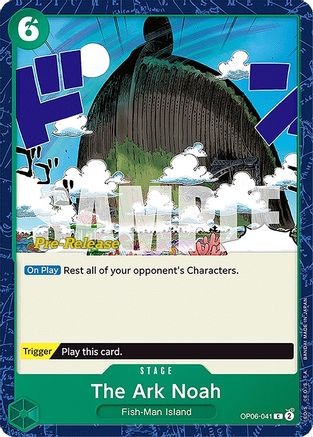 The Ark Noah (OP06-041) - Wings of the Captain Pre-Release Cards  [Common]