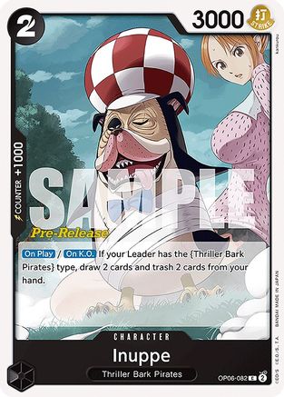 Inuppe (OP06-082) - Wings of the Captain Pre-Release Cards  [Common]