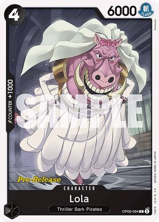 Lola (OP06-094) - Wings of the Captain Pre-Release Cards  [Common]