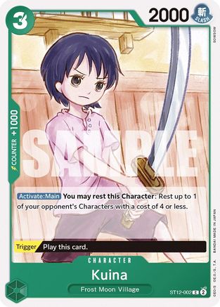 Kuina (ST12-002) - Starter Deck 12: Zoro and Sanji  [Common]