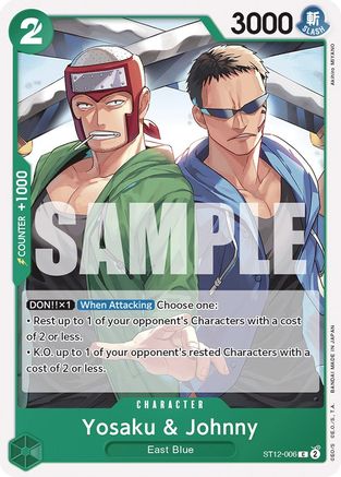 Yosaku & Johnny (ST12-006) - Starter Deck 12: Zoro and Sanji  [Common]