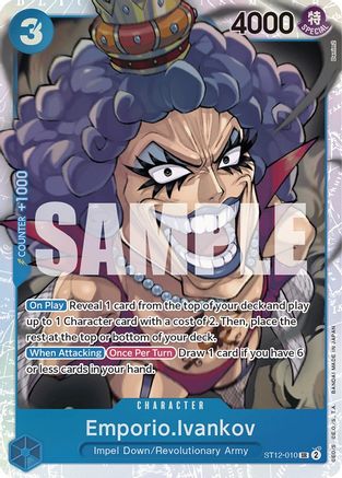 Emporio.Ivankov (ST12-010) - Starter Deck 12: Zoro and Sanji Foil [Super Rare]