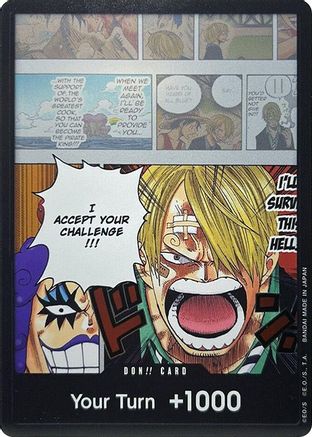 DON!! Card (Ivankov & Sanji) (Double Pack Set Vol. 3) - Wings of the Captain Foil [DON!!]